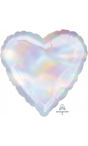 18" Iridescent Foil Heart