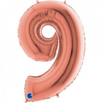 Grabo 40"  Rose Gold Number 9