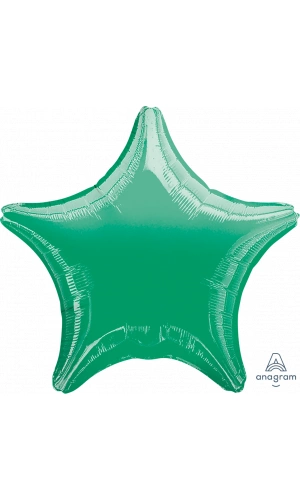 18" Green Foil Star
