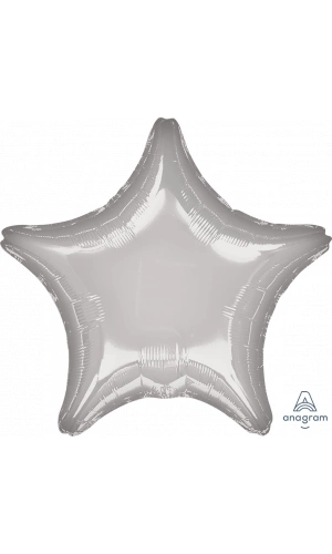 18" Silver Foil Star