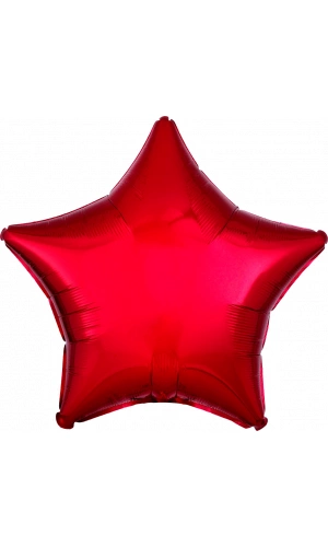 18" Red Foil Star