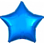 18" Blue Foil Star