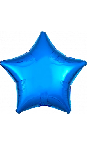 18" Blue Foil Star