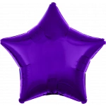 18" Purple Foil Star