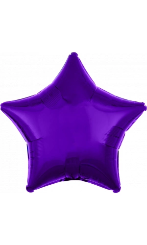 18" Purple Foil Star