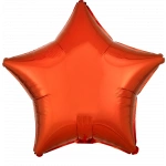 18" Orange Foil Star