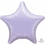 18" Pastel Lilac Foil Star