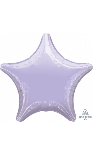 18" Pastel Lilac Foil Star