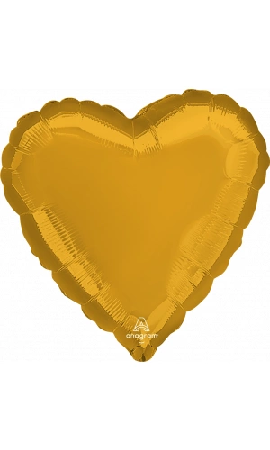 28" Gold Jumbo Heart