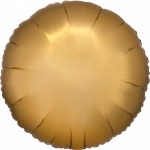 18" Satin Luxe Gold Foil Round