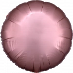18" Satin Luxe Rose Copper Foil Round