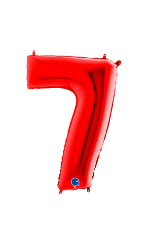 Grabo 40"  Red Number 7