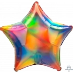 18" Iridescent Rainbow Holographic Star