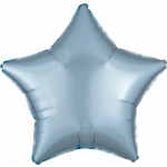 18" Pastel Blue Foil Star