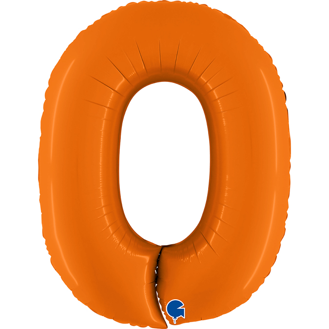 400000mo-number-0-matte-orange-40inc-b.jpg Grabo 40" Matte Orange Number 0 - Image 1