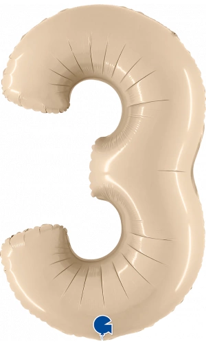 Grabo 40"  Satin Cream Number 3