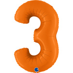 Grabo 40" Matte Orange Number 3