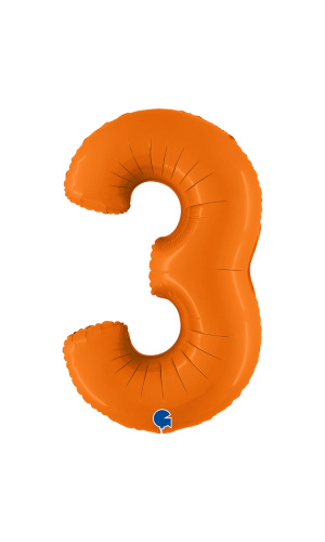 Grabo 40" Matte Orange Number 3