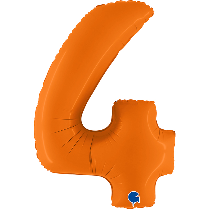 400400mo-number-4-matte-orange-40inc-b.jpg Grabo 40" Matte Orange Number 4 - Image 1