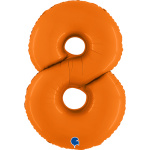 Grabo 40" Matte Orange Number 8