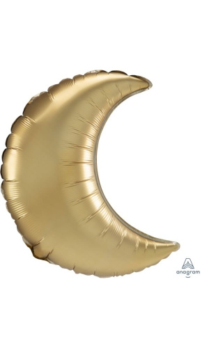26" Gold Sateen Crescent