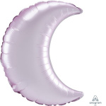 26" Pastel Pink Satin Crescent
