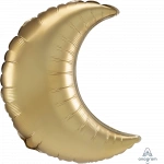 35" Gold Sateen Crescent