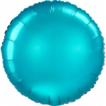 18" Aqua Foil Round