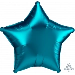 18" Aqua Foil Star