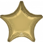 18" White Gold Foil Star