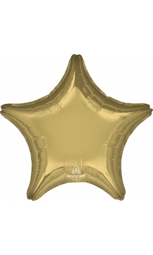 18" White Gold Foil Star