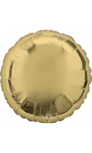 18" White Gold Foil Round