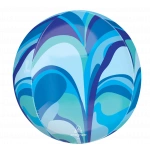 Blue Macro Marble Orbz