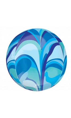 Blue Macro Marble Orbz