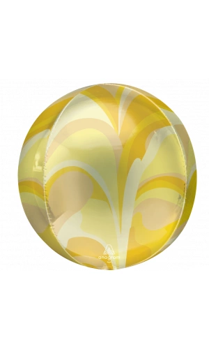 Gold Macro Marble Orbz