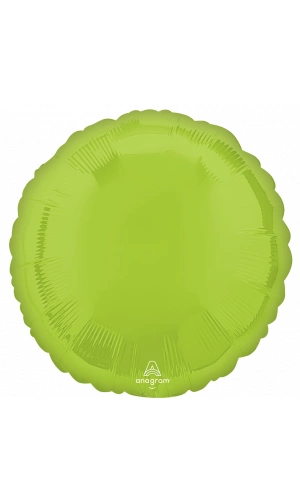 18" Vibrant Green Foil Round