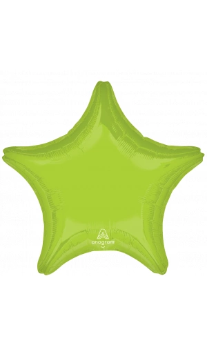 18" Vibrant Green Foil Star