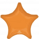 18" Vibrant Orange Foil Star