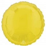 18" Yellow Foil Round