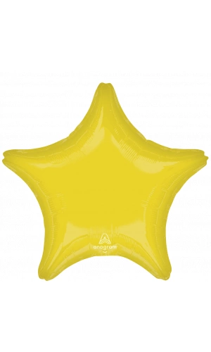 18" Vibrant Yellow Foil Star