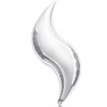 28" Silver Curve