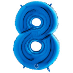 Grabo 40"  Blue Number 8