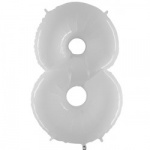 Grabo 40" White Number 8