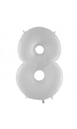 Grabo 40" White Number 8