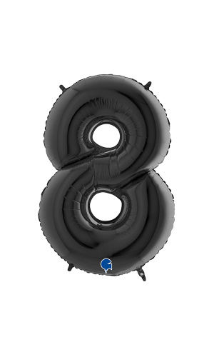 Grabo 40"  Black Number 8