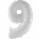 Grabo 40" White Number 9