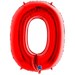 Grabo 40"  Red Number 0