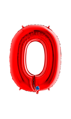 Grabo 40"  Red Number 0