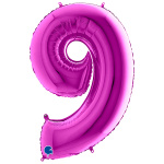 Grabo 40"  Purple Number 9