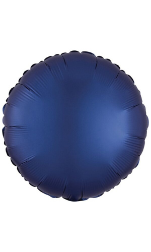 18" Navy Foil Round